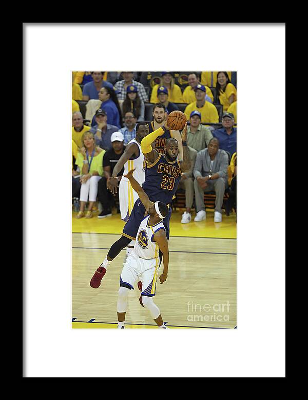 Playoffs Framed Print featuring the photograph Lebron James by Joe Murphy