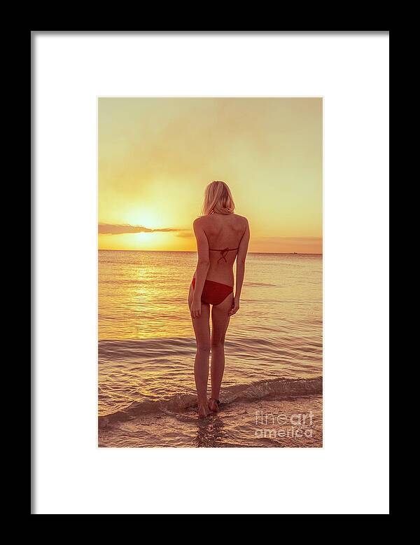 Athletic Framed Print featuring the photograph 3696 Elisa Naples Beach Florida by Amyn Nasser Fashion Photographer