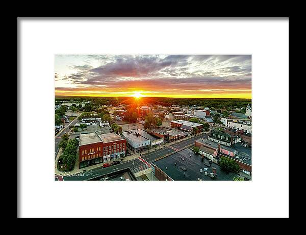  Framed Print featuring the photograph Rochester by John Gisis