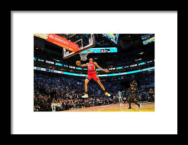Trey Murphy Iii Framed Print featuring the photograph 2023 NBA All-Star - AT&T Slam Dunk Contest #4 by Jesse D. Garrabrant