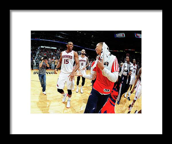 Atlanta Framed Print featuring the photograph Al Horford by Scott Cunningham