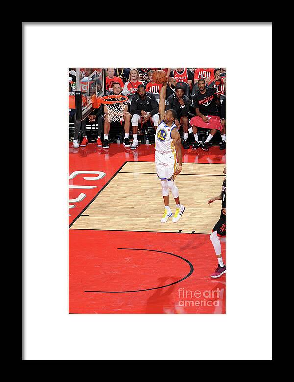 Andre Iguodala Framed Print featuring the photograph Andre Iguodala by Andrew D. Bernstein