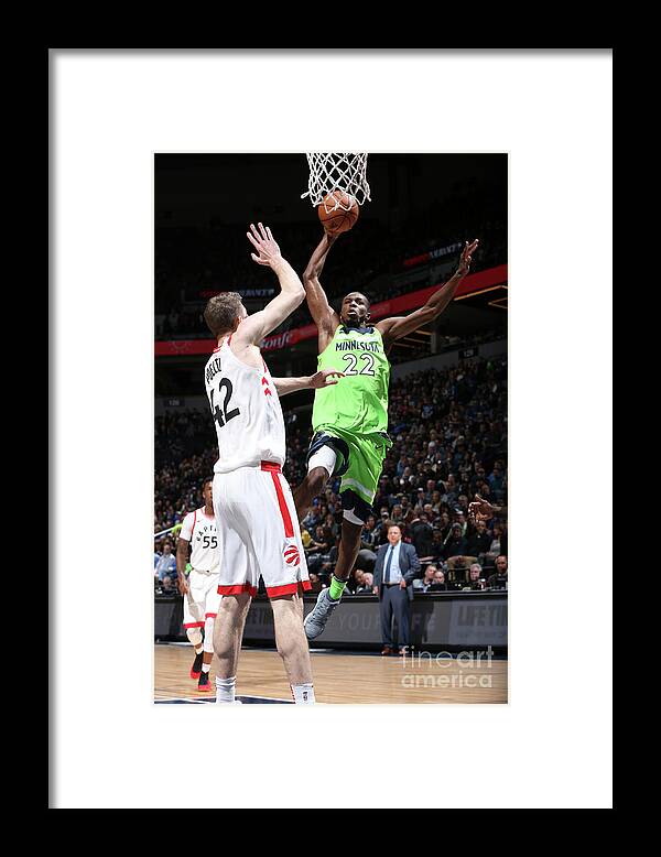 Nba Pro Basketball Framed Print featuring the photograph Andrew Wiggins by David Sherman