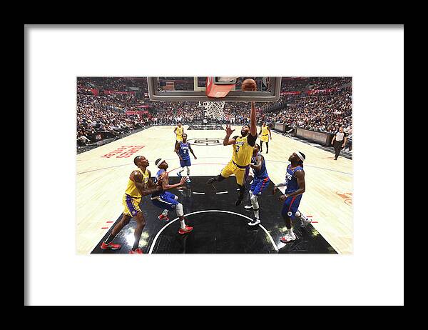 Nba Pro Basketball Framed Print featuring the photograph Anthony Davis by Andrew D. Bernstein