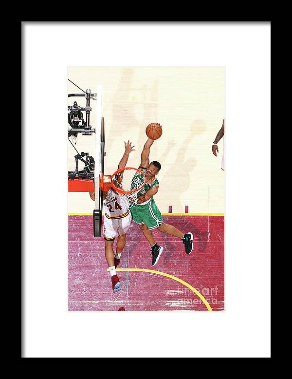 Avery Bradley Framed Print featuring the photograph Avery Bradley by Nathaniel S. Butler