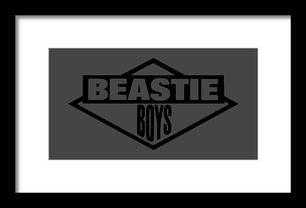 Beastie Boys Framed Print featuring the drawing Beastie Boys #4 by Mina Wati