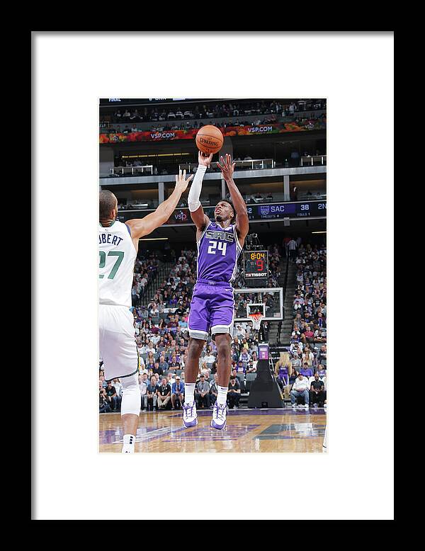 Buddy Hield Framed Print featuring the photograph Buddy Hield by Rocky Widner