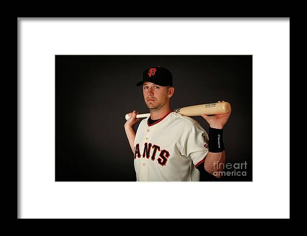 Media Day Framed Print featuring the photograph Buster Posey by Christian Petersen