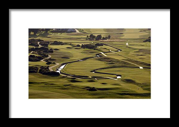 Seventeenth Hole Framed Print featuring the photograph Carnoustie Open Course #4 by David Cannon