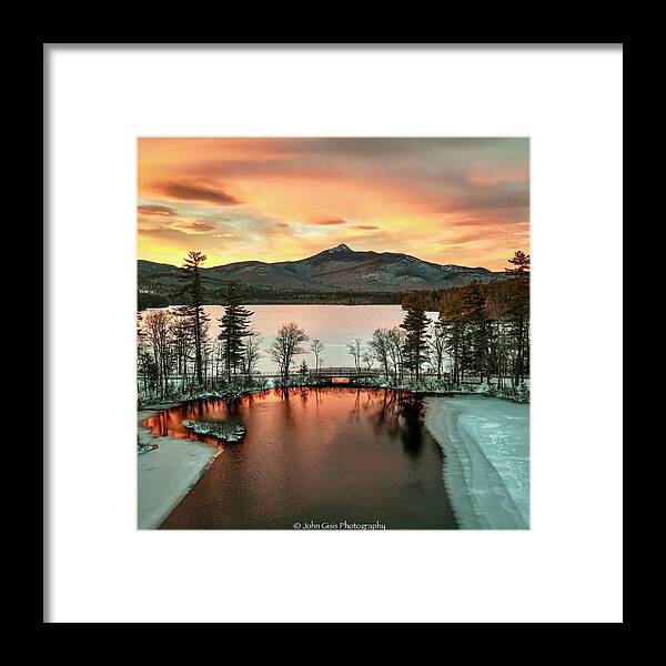  Framed Print featuring the photograph Chocorua Sunset #4 by John Gisis