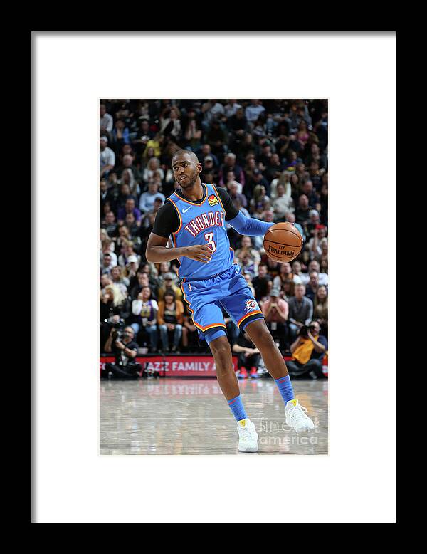 Nba Pro Basketball Framed Print featuring the photograph Chris Paul by Melissa Majchrzak