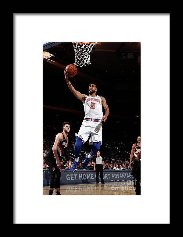 Nba Pro Basketball Framed Print featuring the photograph Courtney Lee by Nathaniel S. Butler