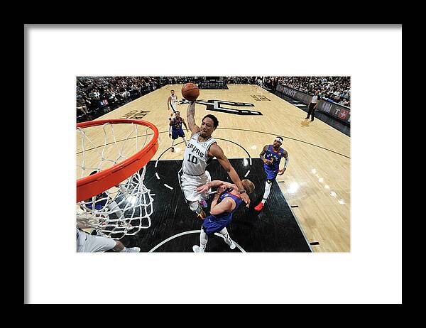Playoffs Framed Print featuring the photograph Demar Derozan by Mark Sobhani