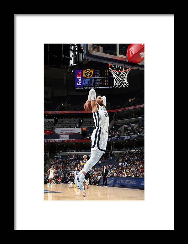 Nba Pro Basketball Framed Print featuring the photograph Dillon Brooks by Joe Murphy