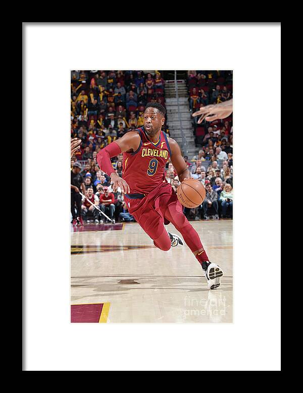 Dwyane Wade Framed Print featuring the photograph Dwyane Wade by David Liam Kyle
