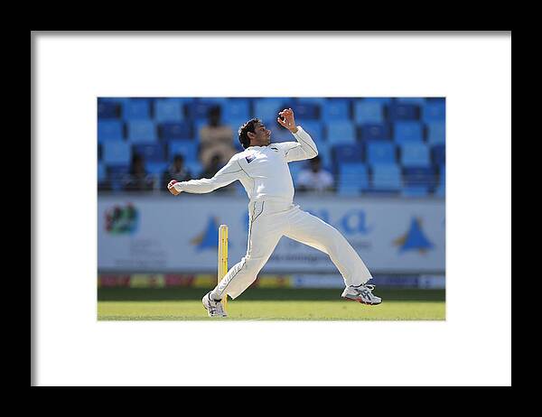 International Match Framed Print featuring the photograph England v Pakistan: 1st Test - Day Three #4 by Gareth Copley
