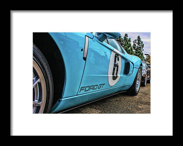 Ford Gt-40 Framed Print featuring the photograph Ford GT-40 #3 by Tommy Anderson