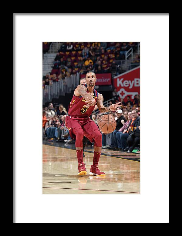 Nba Pro Basketball Framed Print featuring the photograph George Hill by David Liam Kyle