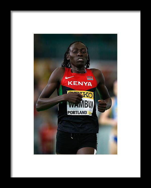 Kenya Framed Print featuring the photograph IAAF World Indoor Championships - Day 3 #4 by Christian Petersen
