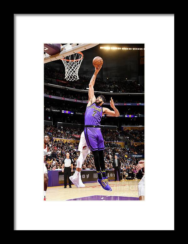 Javale Mcgee Framed Print featuring the photograph Javale Mcgee #4 by Andrew D. Bernstein