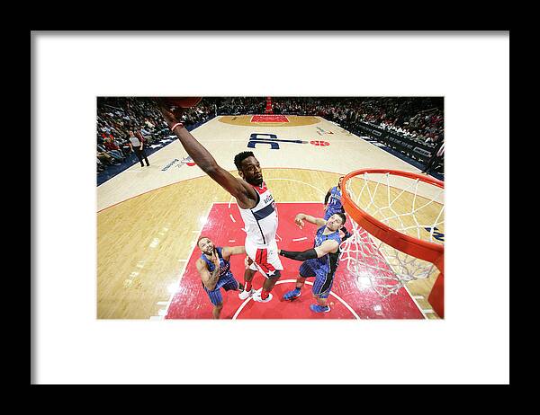Nba Pro Basketball Framed Print featuring the photograph Jeff Green by Ned Dishman
