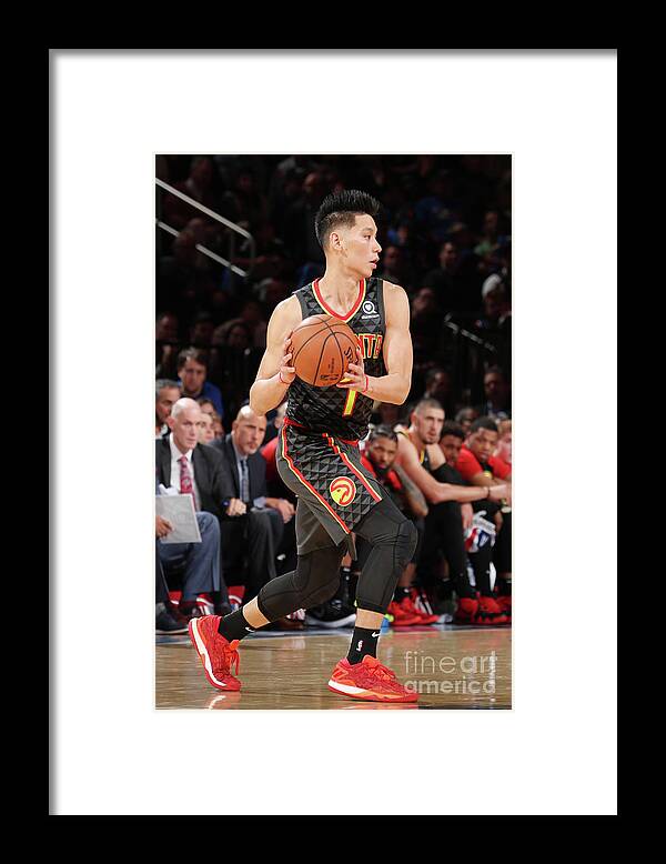 Jeremy Lin Framed Print featuring the photograph Jeremy Lin #4 by Nathaniel S. Butler