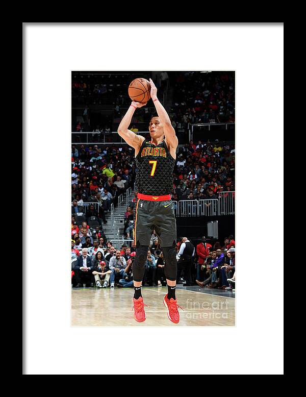 Atlanta Framed Print featuring the photograph Jeremy Lin by Scott Cunningham