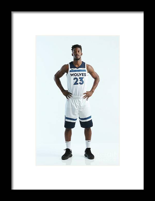 People Framed Print featuring the photograph Jimmy Butler by David Sherman