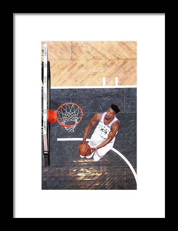 Playoffs Framed Print featuring the photograph Jimmy Butler by Nathaniel S. Butler