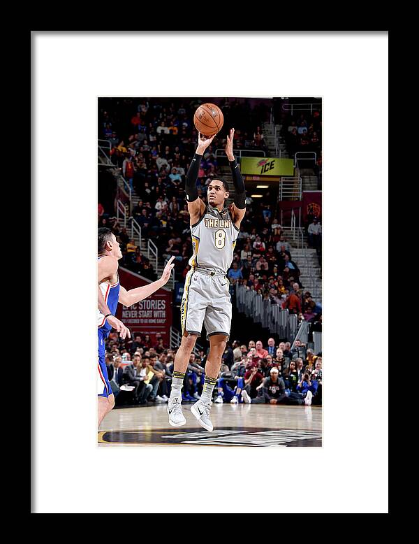 Nba Pro Basketball Framed Print featuring the photograph Jordan Clarkson by David Liam Kyle
