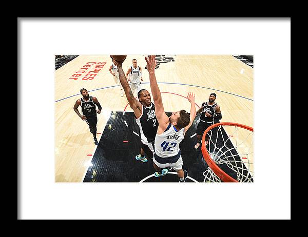 Playoffs Framed Print featuring the photograph Kawhi Leonard by Adam Pantozzi