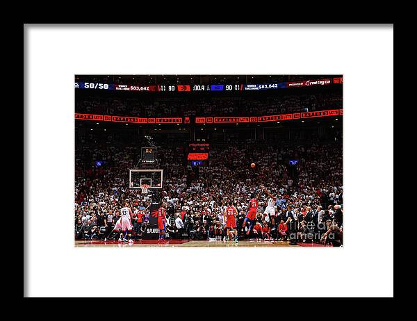Playoffs Framed Print featuring the photograph Kawhi Leonard #4 by Jesse D. Garrabrant