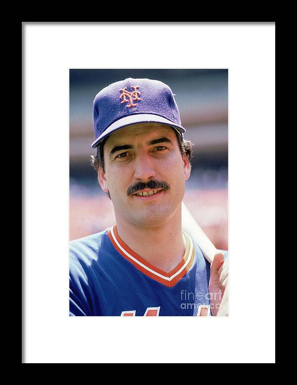 1980-1989 Framed Print featuring the photograph Keith Hernandez by Rich Pilling