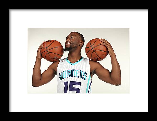 Media Day Framed Print featuring the photograph Kemba Walker by Kent Smith