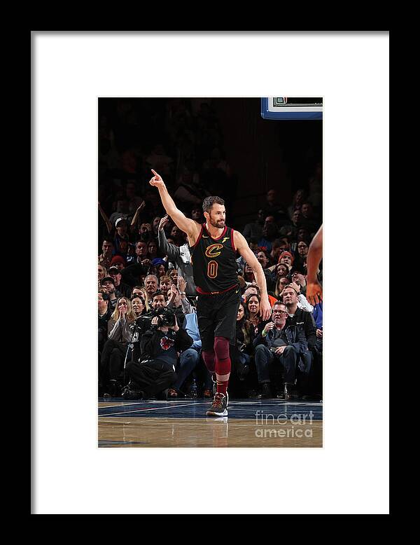 Nba Pro Basketball Framed Print featuring the photograph Kevin Love by Nathaniel S. Butler