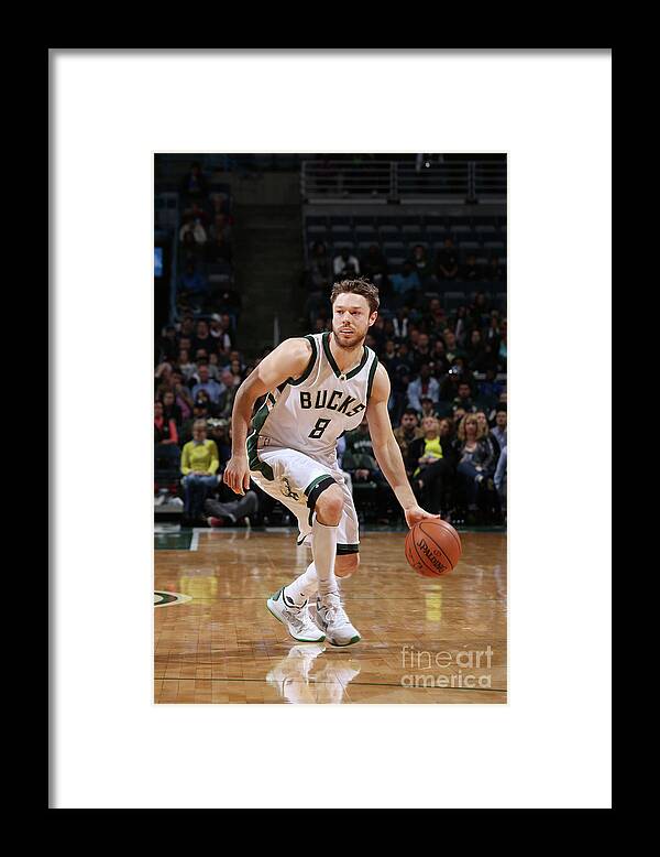 Nba Pro Basketball Framed Print featuring the photograph Matthew Dellavedova by Gary Dineen