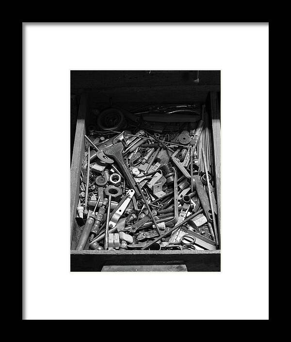 Archetecture Structure Framed Print featuring the photograph Memorable Junk Drawer #4 by Dennis Dame