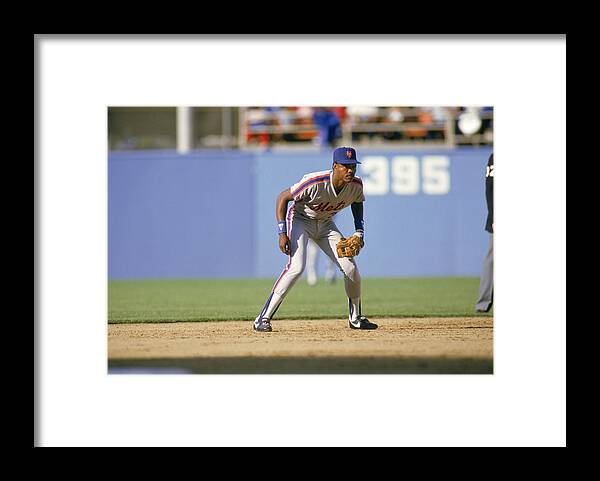 1980-1989 Framed Print featuring the photograph New York Mets #4 by Andrew D. Bernstein