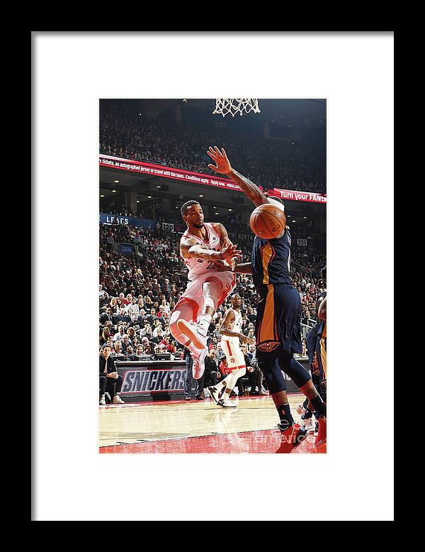 Nba Pro Basketball Framed Print featuring the photograph Norman Powell by Ron Turenne