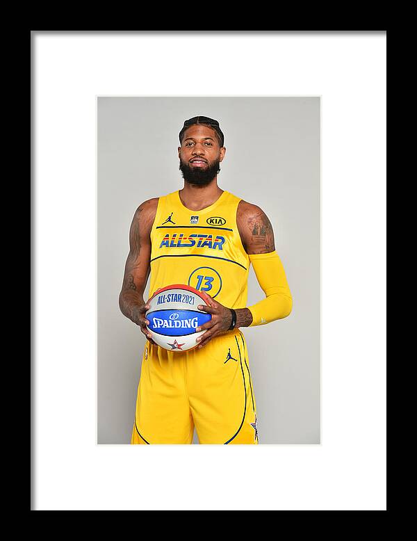 Paul George Framed Print featuring the photograph Paul George #4 by Jesse D. Garrabrant