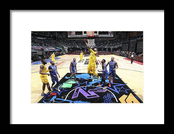 Paul George Framed Print featuring the photograph Paul George by Nathaniel S. Butler
