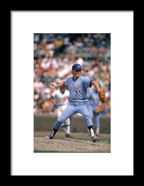 1980-1989 Framed Print featuring the photograph Phil Niekro #4 by Rich Pilling
