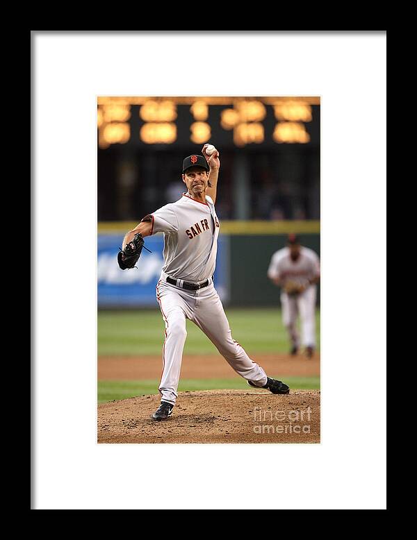 People Framed Print featuring the photograph Randy Johnson by Otto Greule Jr