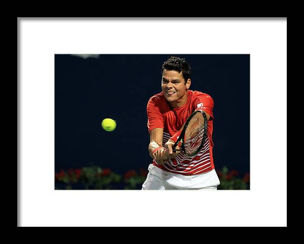 Tennis Framed Print featuring the photograph Rogers Cup Toronto - Day 5 #4 by Vaughn Ridley