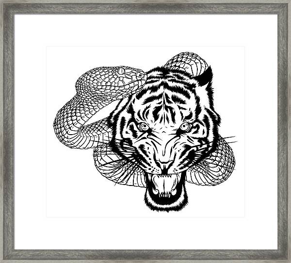Tiger Snake Vector | Tiger tattoo sleeve, Japanese tattoo art, Tiger tattoo