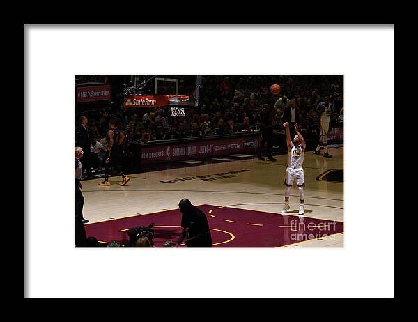 Stephen Curry Framed Print featuring the photograph Stephen Curry #4 by Garrett Ellwood