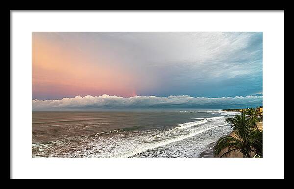 Beach Framed Print featuring the photograph Sunrise Colors in Mazatlan Mexico #6 by Tommy Farnsworth
