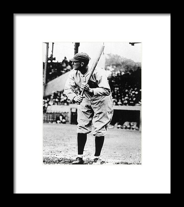 American League Baseball Framed Print featuring the photograph Ty Cobb #4 by National Baseball Hall Of Fame Library