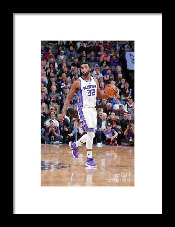 Tyreke Evans Framed Print featuring the photograph Tyreke Evans by Rocky Widner