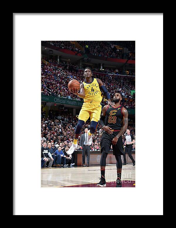 Playoffs Framed Print featuring the photograph Victor Oladipo by David Liam Kyle